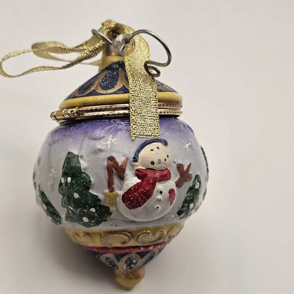 Christmas Ornament Trinket Box (SKU